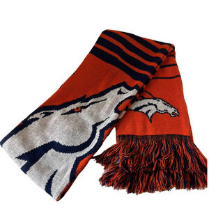 Denver Broncos NFL Football Reversible Knit Scarf